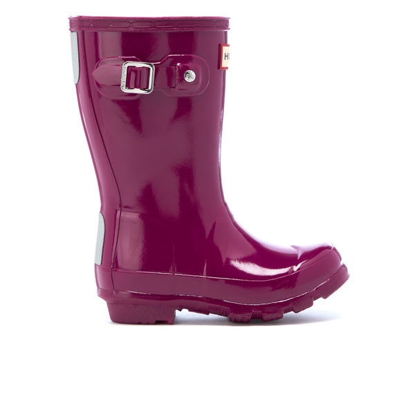 Hunter Toddlers' Original Gloss Chelsea Boots - Bright Violet