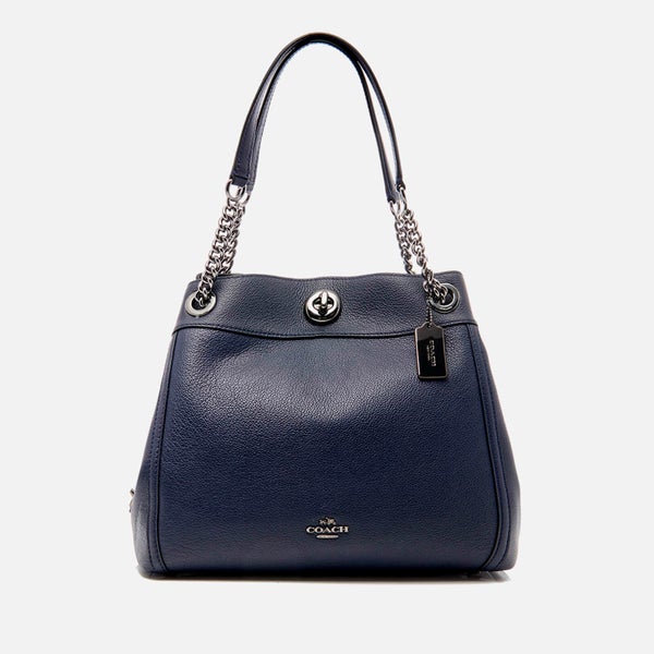 Coach Women's Turnlock Edie Shoulder Bag - Navy