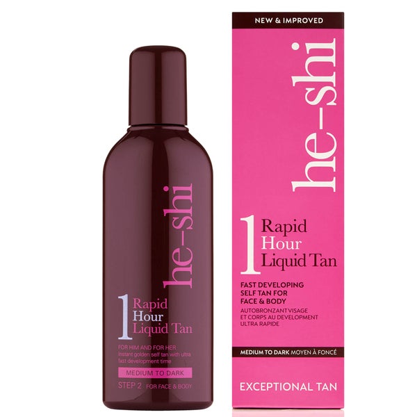 He-Shi Rapid 1 Hour Liquid Tan 150 ml