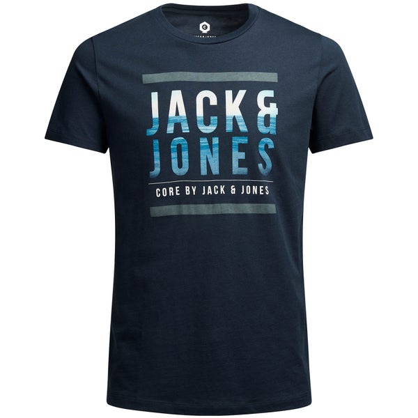 T-Shirt Homme Core Poster Jack & Jones - Bleu Marine