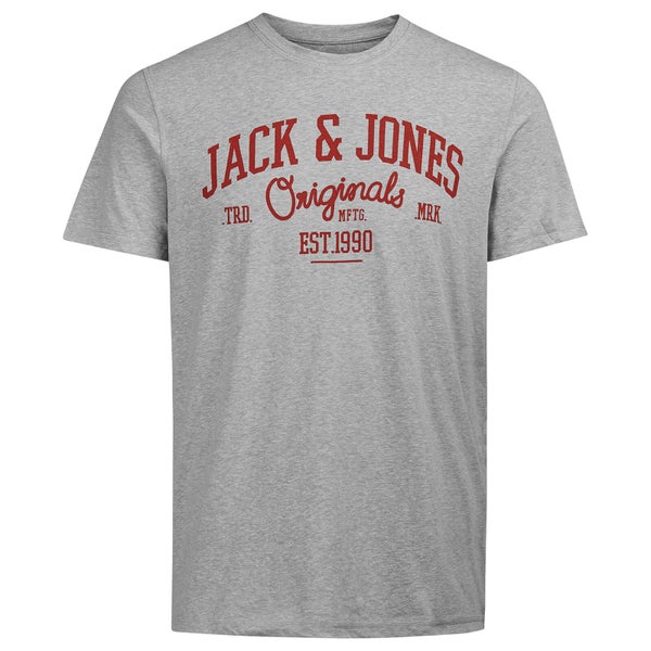 T-Shirt Homme Originals Jolla Jack & Jones - Gris Chiné