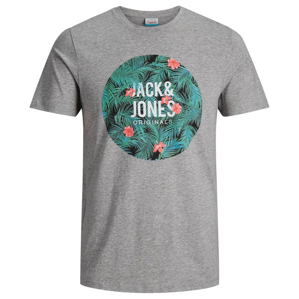 T-Shirt Homme Originals Newport Jack & Jones -Gris