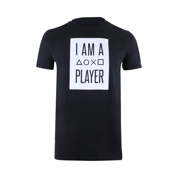 PlayStation I Am A Player Heren T-Shirt - Zwart
