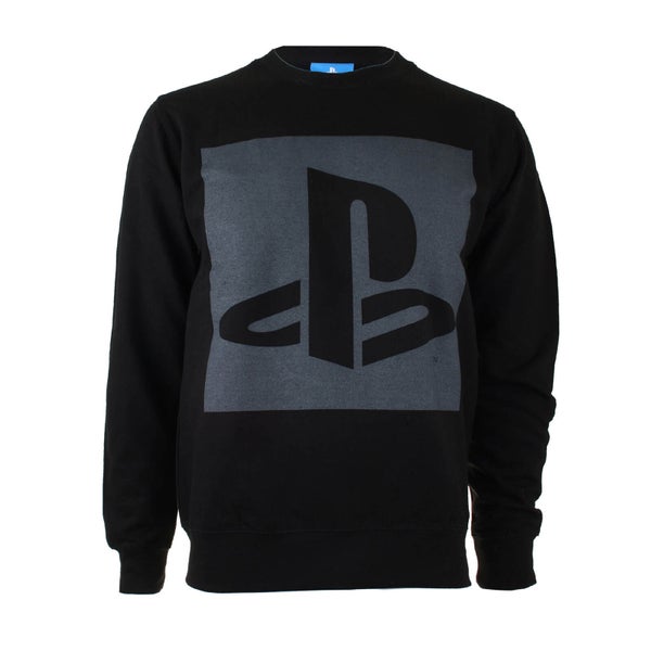 PlayStation Men's Block Logo Sweatshirt - Black