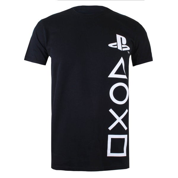 PlayStation Symbols Männer T-Shirt - Schwarz