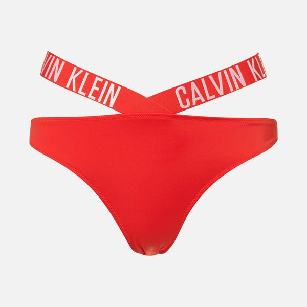 Calvin Klein Women's X Bikini Bottoms - Fiery Red