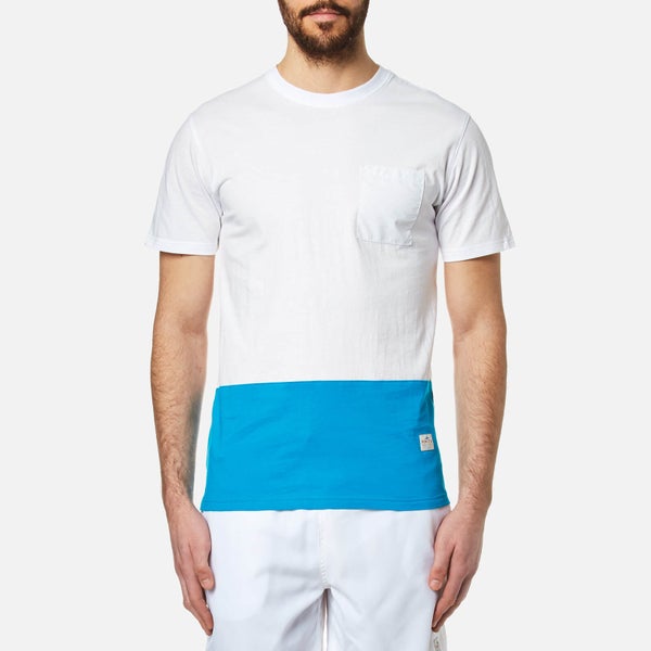 Penfield Men's Sanders Colour Block T-Shirt - White