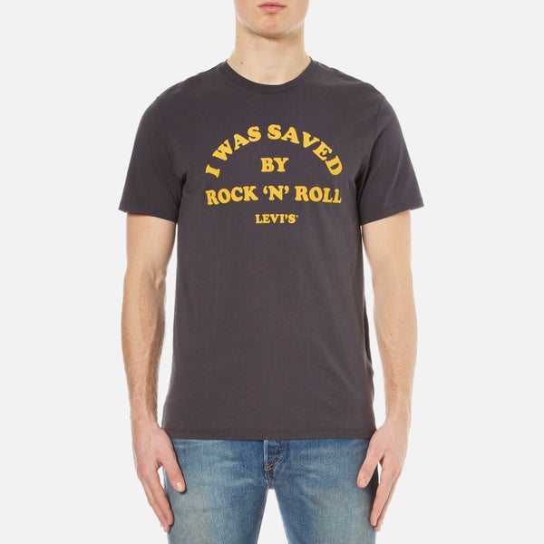 Levi's Men's Graphic Set in Neck 2 T-Shirt - BI Rock and Roll Phantom