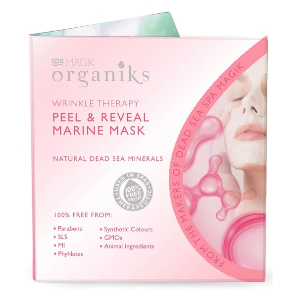 Антивозрастная маска-пилинг с экстрактом водорослей Spa Magik Organiks Wrinkle Therapy Peel & Reveal Marine Mask
