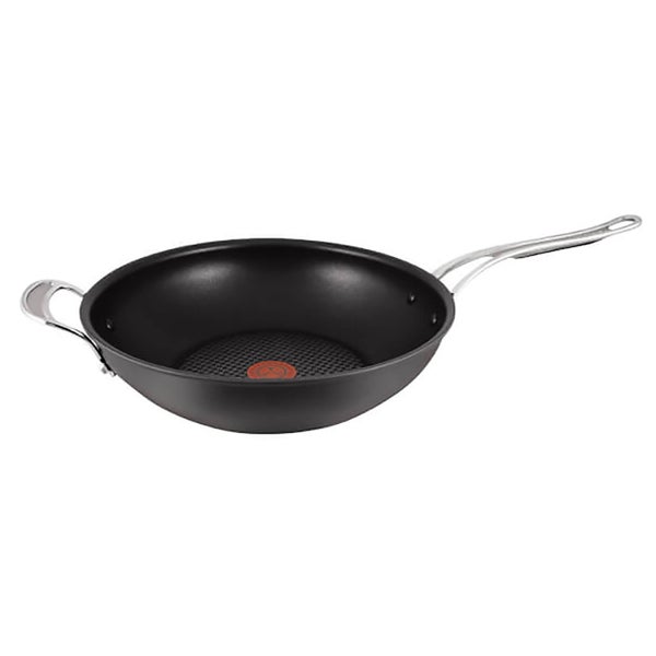 Jamie Oliver by Tefal Hard Anodised Non-Stick Wok - 30cm