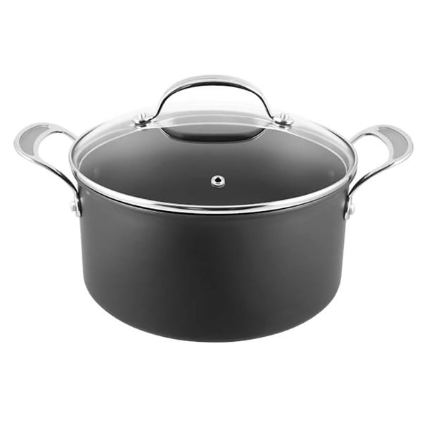 Jamie Oliver by Tefal Hard Anodised Non-Stick Stewpot with Lid - 24cm