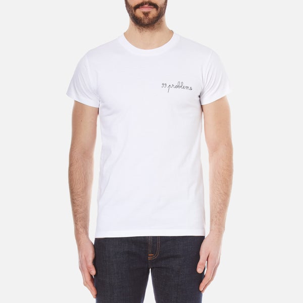 Maison Labiche Men's 99 Problems Heavy T-Shirt - White
