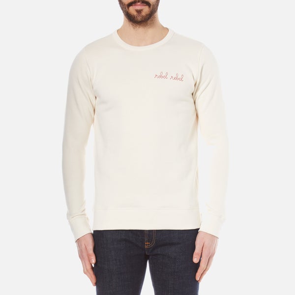 Maison Labiche Men's Rebel Rebel Sweatshirt - Off White