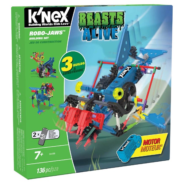 K'NEX Beasts Alive Robo Jaws Building Set (34406)