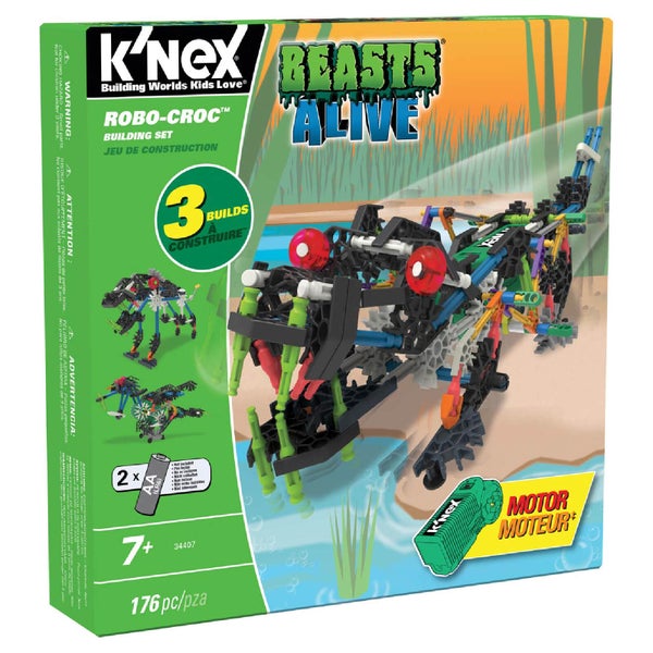 K'NEX Beasts Alive Robo Croc Building Set (34407)