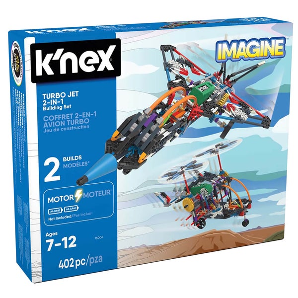 K'NEX Turbo Jet 2-in-1 Building Set (16004)