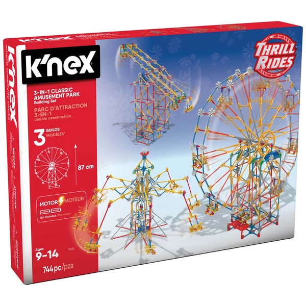 K'NEX 3-in-1 Classic Amusement Park Building Set (17035)