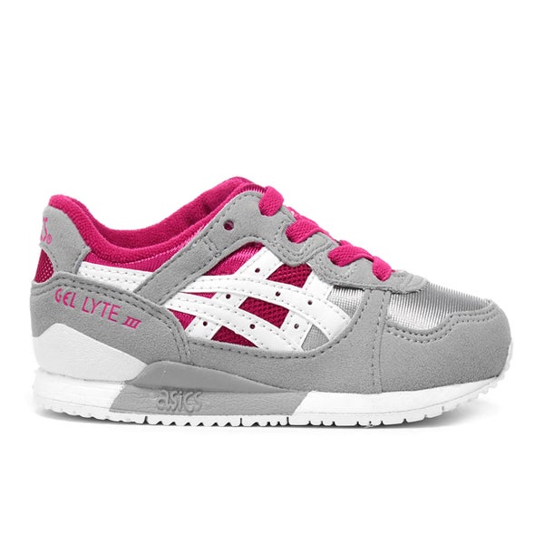 Asics Toddlers' Gel-Lyte III Mesh Trainers - Sport Pink/White