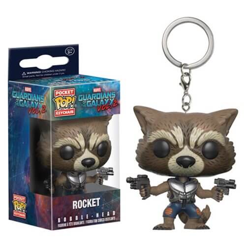 Porte-Clef Pocket Pop! Rocket Raccoon - Les Gardiens de la Galaxie Vol. 2