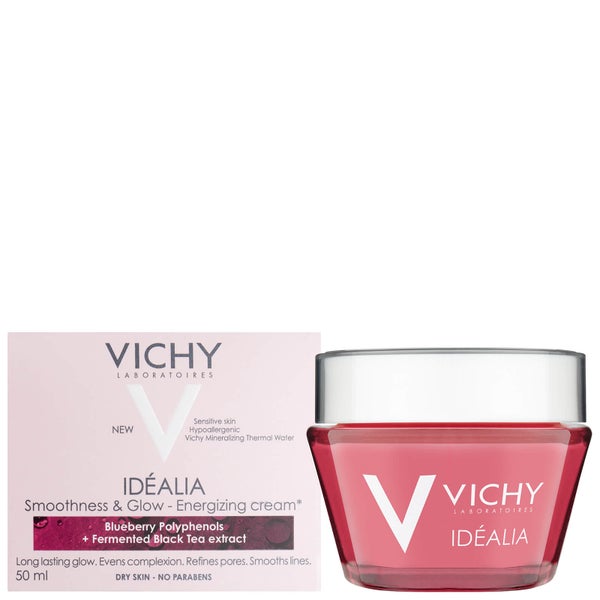Vichy Idéalia crema giorno energizzante, levigante e illuminante per pelli secche 50 ml