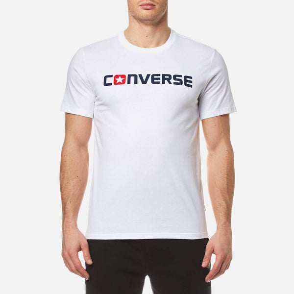 Converse Men's Core Wordmark T-Shirt - White