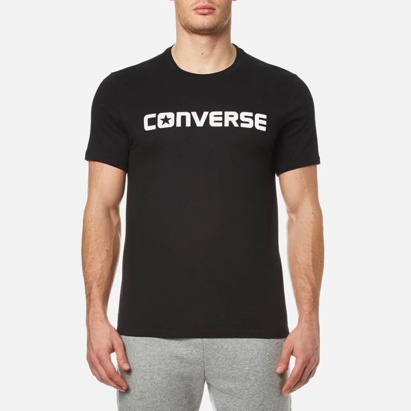 Converse Men's Core Wordmark T-Shirt - Black