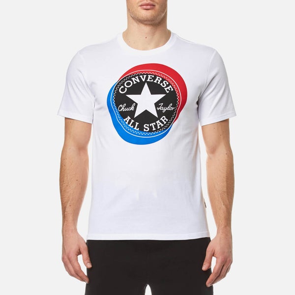 Converse Men's Large Circle T-Shirt - White