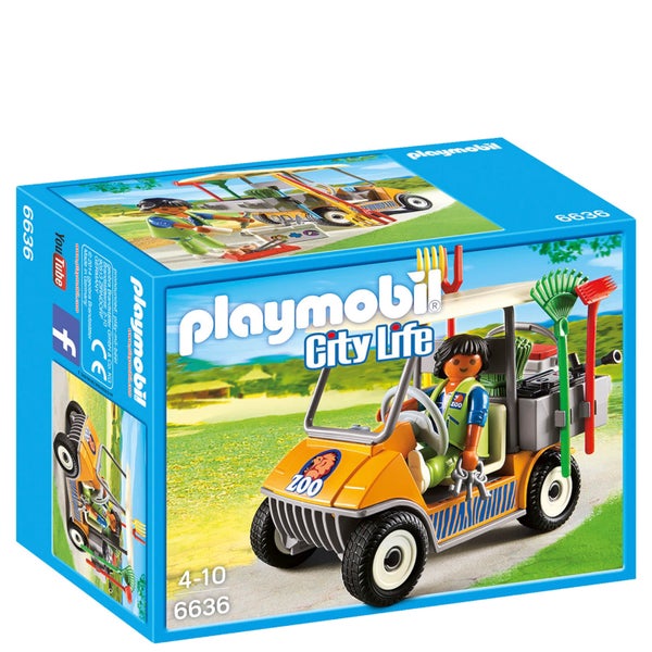 Soigneur animalier avec véhicule -Playmobil (6636)