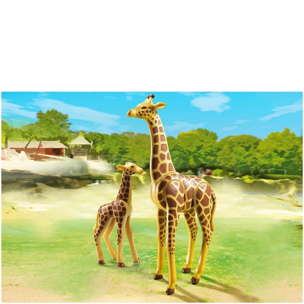 Playmobil giraffe mit baby (6640)