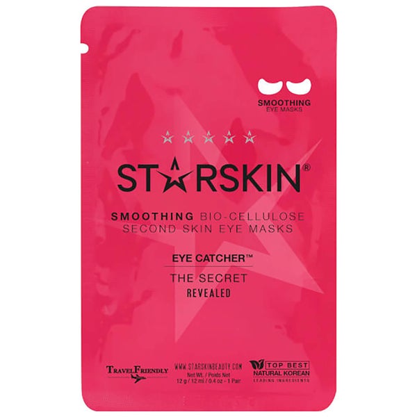STARSKIN Eye Catcher - Smoothing Coconut Bio-Cellulose Second Skin Eye Masks (2 Units) (Beauty Box)