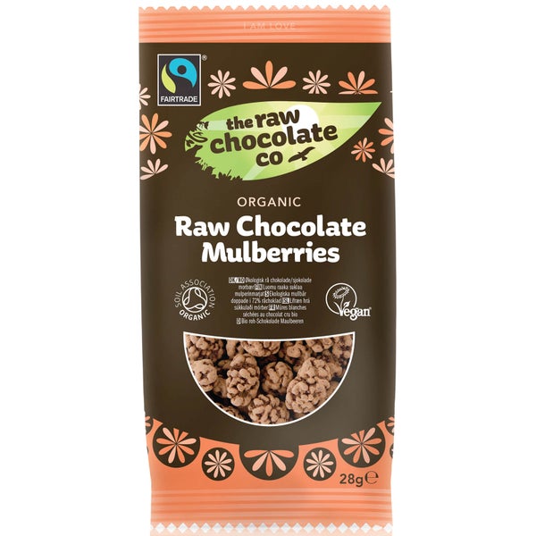 The Raw Chocolate Company Organic Raw Chocolate Mulberries Snack Pack
