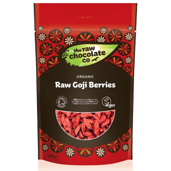 The Raw Chocolate Company Organic Raw Goji Berries - 150g