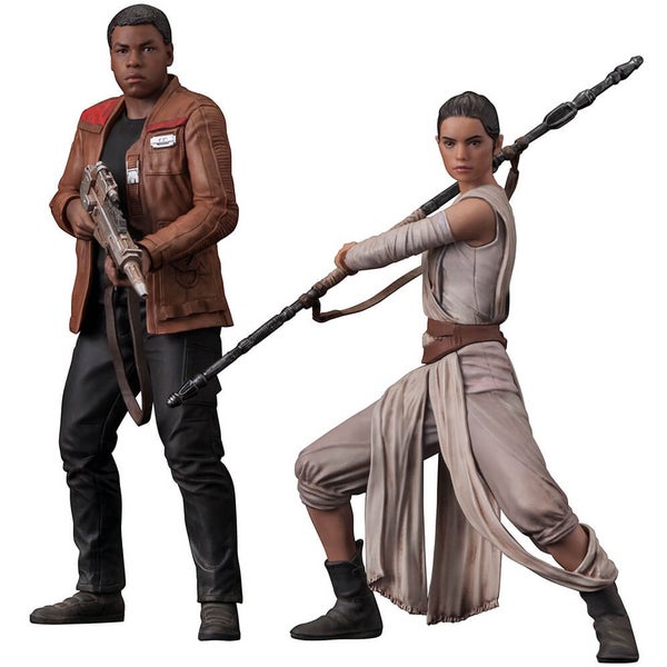 Pack de deux statuettes Rey & Finn Star Wars Episode VII ARTFX+