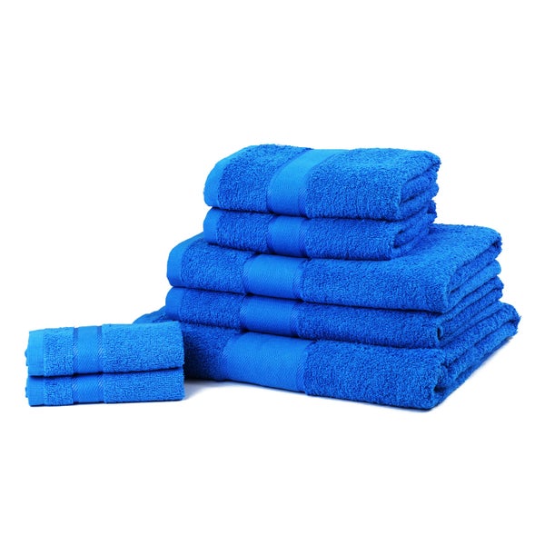 Serviettes de Bain 100% Coton (450gsm) Restmor - Turquoise (Lot de 7)