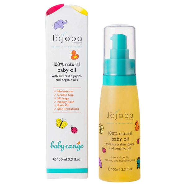 The Jojoba Company 100% Natural Baby Oil 3.3 fl oz