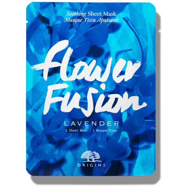 Mascarilla hidratante de tela Flower Fusion™ de Origins - Lavanda