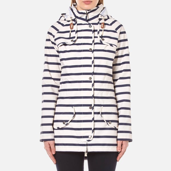 Barbour Women's Stripe Trevose Jacket - Navy/White