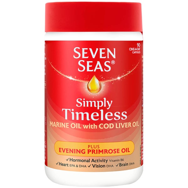 Buy Seven Seas SimplyTimeless Cod Liver Oil Plus Evening Primrose Oil