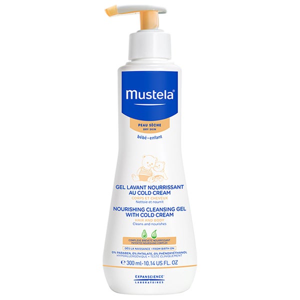 Mustela Nourishing Cleansing Gel with Cold Cream 10.1 oz.