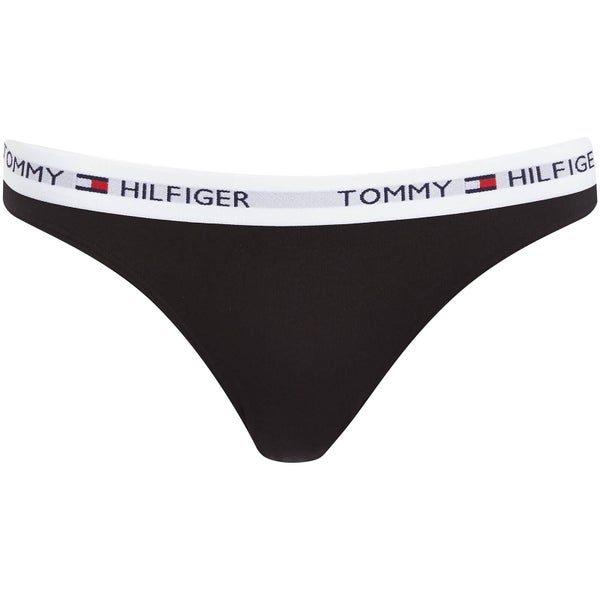 Tommy Hilfiger Women's Cotton Bikini Briefs Iconic - Black
