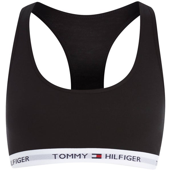 Tommy Hilfiger Women's Cotton Bralette Iconic - Black