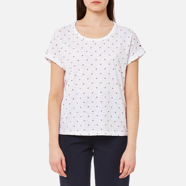 Tommy Hilfiger Women's Short Sleeve T-Shirt - White