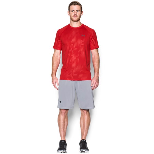 Under Armour Men's Novelty Tech T-Shirt - Red/Graphite