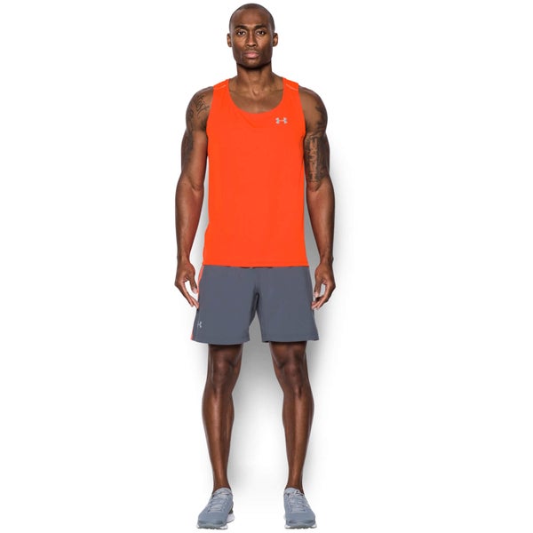 Under Armour Men's CoolSwitch Run Singlet - Phoenix Fire/Reflective