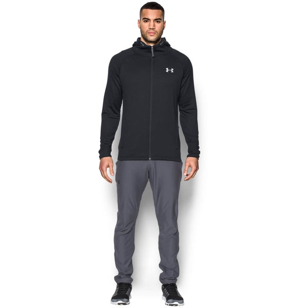 Under Armour Men's Tech Terry Fitted Full Zip Hoody - Black
