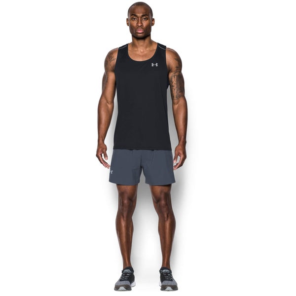 Under Armour Men's CoolSwitch Run Singlet - Black/Reflective
