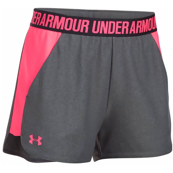 Under Armour Women's Play Shorts Up 2.0 Shorts - Carbon Heather