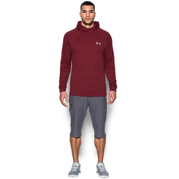 Under Armour Men's Tech Terry Fitted Pullover Hoody - Red