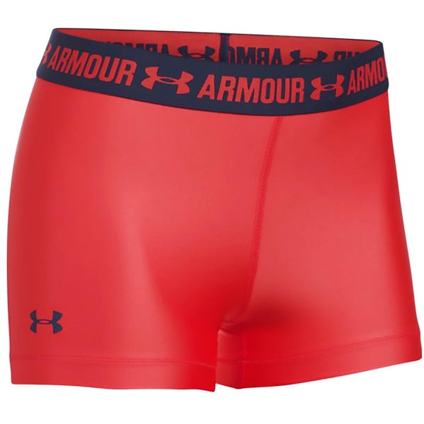 Under Armour Women's HeatGear Armour 5"" Shorts - Pomegranate