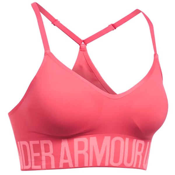 Under Armour Women's HeatGear Seamless Sports Bra - Perfection Pink